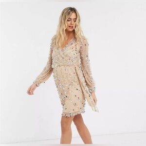 ASOS Sequin Robe Maternity Dress